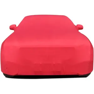 Custom Fit Stretch Indoor Velvet Full Car Cover Dust-Proof Protection Compatible Indoor Car Cover