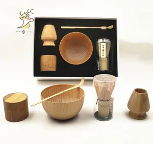 High Starter Kit Green Tea 'Matcha' Including Ceramic Matcha Bowl Bamboo Whisk Bamboo Tea Spoon Modern Kitchen Use Eco-Friendly