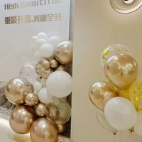 Haute Qualité En Gros Ballon Chrome Latex Métallique Chrome Champagne Or pour Fête De Mariage Anniversaire Décoration