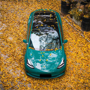 Film adhésif pour voiture, série cristal vert brillant multi-couleurs, anti-rayures, 1,52*18M, pour envelopper entièrement la carrosserie - Product Image 1
