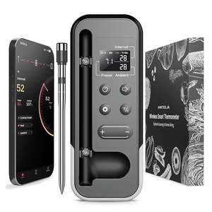 Termometro per Carne Wireless Antela con Display LCD Bluetooth, Controllo tramite App, Impermeabile IP67, Strumento da Cucina - Product Image 1