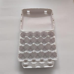 JN New Design Biodegradable Microwave Safe Pulp <b>Paper</b> Reusable Stackable Cardboard <b>Tray</b> for Chicken Egg Packaging - Product Image 6