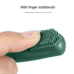 Juego de Cepillo y Pasta de Dientes Automática para Mascotas, Plegable, Portátil, Recargable, de Plástico, con Fundas para los Dedos, para el Cuidado Bucal de Perros y Gatos - Product Image 6