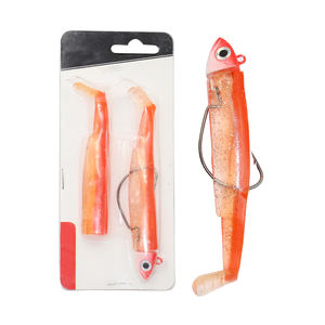 Leurre de méné noir personnalisé de différentes tailles leurre souple appâts pesca leurres pêche brochet tête de gabarit leurres de pêche à l'achigan - Product Image 2
