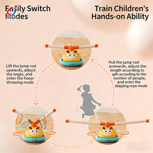 Jeu de lancer d'anneaux miniature Chengji pour enfants, télécommande multifonctionnelle 2-en-1, ensemble sportif abeille, jouets de saut et d'exercice pour enfants - Product Image 3