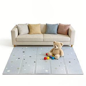 Tapis <span class=keywords><strong>de</strong></span> jeu pliable imperméable pour bébé en mousse XPE, tapis d'éveil pour une activité ludique sécurisée et zone <span class=keywords><strong>de</strong></span> ramper pour enfants - Product Image 2