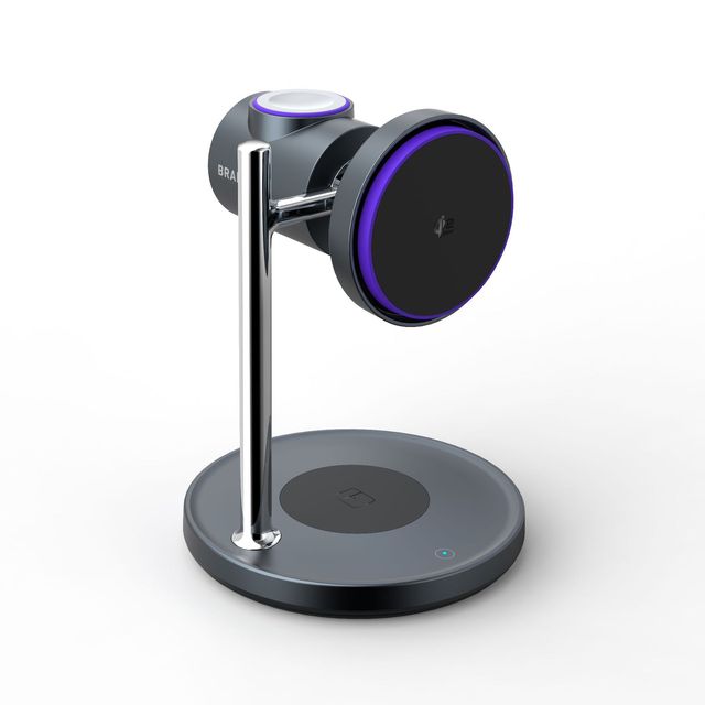 Qi2.2 Certified Fast Magnetic Wireless Charger 3 in 1 Charging Station Stand for iPhone 17 16 Pro Max Watch AirPods