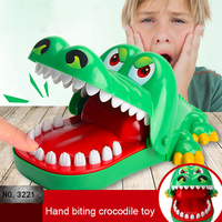 Jeu de dents d'alligator, jouets créatifs, anti-Stress, Fidget, chien, mordant les doigts, jeu de dentiste, jouets amusants