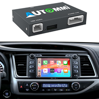 Kit de Interfaz de Módulo Decodificador Inalámbrico Apple CarPlay Android Auto para Toyota Highlander/RAV4/Corolla/Tundra/CH-R/Alphard/86/Camry