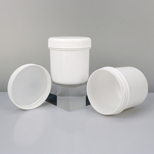 100ml/250ml White plastic PP <b>container</b> packaging plastic bottles for <b>tablets</b> pet health supplements - Product Image 1