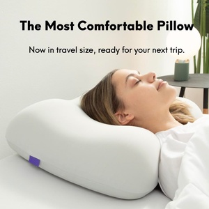 Ergonomic Ice Silk Ergonomic Memory Foam Contour <b>Pillow</b> Portable Cervical Neck <b>Support</b> <b>Pillow</b> with Storage Bag for Home & Travel - Product Image 2
