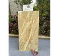 Dalles de carrelage en porcelaine rectifiée 60x120 effet marbre beige PEI4, pleine masse, polies, pour revêtement de sol, vente en gros OEM / ODM