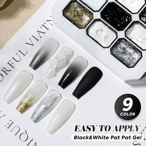 Vernis à ongles semi-solide Aurora Pearl en 9 couleurs, rose nude, haute saturation, gel UV pour la manucure et la peinture - Product Image 4