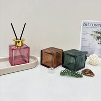 Super Promotion : Bouteille Vide pour Diffuseur à Bâtonnets, Bouteilles de Diffuseur Personnalisées, Bouteille de Diffuseur à Bâtonnets en Verre de Luxe 200ml Grande Capacité pour Intérieur