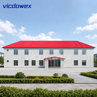 VICDOWEX Maison préfabriquée de luxe de type T moderne avec isolation thermique et caractéristiques ignifuges pour usage résidentiel