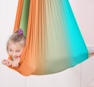 Indoor Therapy <b>Children</b> Yoga Aerial <b>Hammock</b> for Kids Autism ADHD Sensory Processing - Product Image 3