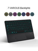 Casing Tablet Tahan Banting untuk Tab S10 Plus S9/S8/S7FE 11/12.4/14.6" dengan Keyboard Nirkabel Anti Guncangan