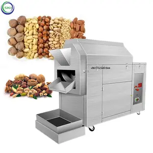 Automatic Sunflower Seeds Macadamia Roast Machine Soya Bean Roasting Machine Roast Nuts Machine