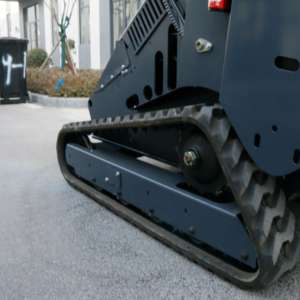 Mesin penggerak empat roda Mini, pengangkut selip teknik pertanian dengan roda Crawler multifungsi sekop kecil - Product Image 4