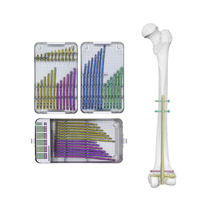 Travma Ortopedi İmplantları - <span class=keywords><strong>Distal</strong></span> Femur Kırığı Fiksasyonu için Kilitlenebilir Titanyum Femoral Çivi (DFN) - Product Image 4