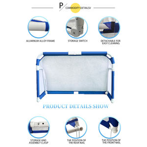 Filet <span class=keywords><strong>de</strong></span> <span class=keywords><strong>football</strong></span> hexagonal étroitement tissé Pakistan noir et blanc/noir et jaune 5*3FT équipement <span class=keywords><strong>de</strong></span> terrain pliable - Product Image 2