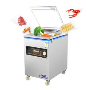 Super <span class=keywords><strong>marqueur</strong></span> centre commercial automatique viande poulet fruits de mer poisson riz brique grand espace DZ-380 grande machine d'emballage sous vide - Product Image 1