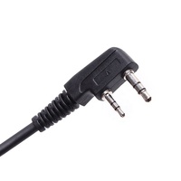 Microphone d'épaule portable d'origine Baofeng pour UV-5R, 5RE, UV-82, 888S, noir, CE, ABS, 1 ensemble