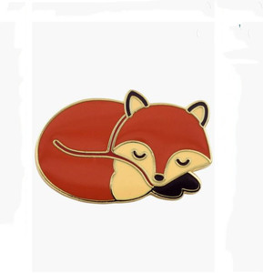 Personnalisé Kawaii renard dessin animé Animal épinglette broche métal <span class=keywords><strong>Badge</strong></span> broche belle loup émail broche - Product Image 5