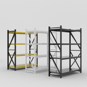 XieDa rak penyimpanan Multi-Level, rak penyimpanan baja baja Multi-Level kapasitas 4 lapis 200kg/lapisan - Product Image 3