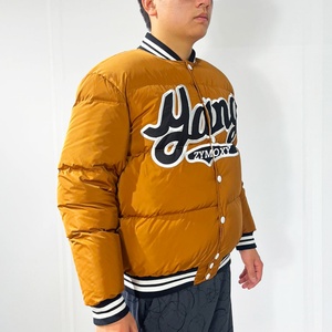 Custom Best Quality <b>Padded</b> Coats Bubble Clothing Outdoor Zip up Jackets Embroidery Patch logo Button Puffer Jacket Manufacturer - Product Image 4