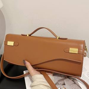 Vendita Diretta dalla Fabbrica, Personalizzazione di Borse a Spalla e Pochette da <span class=keywords><strong>Donna</strong></span> in Platino con Fodera in Poliestere e Pelle PU, Vendita all'Ingrosso - Product Image 4