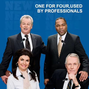 Kdbao Chuyên Nghiệp 4-Kênh 2.4Ghz Không Dây Ve Áo Microphone Lavalier Microphone Cho Máy Ảnh Điện Thoại Ghi Âm Kết Nối USB - Product Image 5