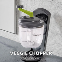 ABK IMPEX - Rebanador/Rallador Manual Multifunción de Acero Inoxidable Sostenible, Utensilio de Cocina de Plástico PP para Frutas y Verduras, 1 Pieza