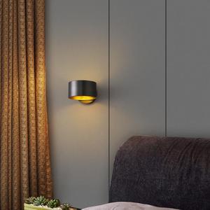 Lámpara de Pared de Estilo Nórdico Totalmente en Cobre para Dormitorio, Luz LED Moderna de Lujo, Diseño Minimalista para Hotel, Villa, Pasillo, Sala de Estar - Product Image 1