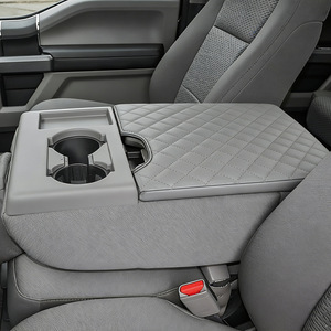 Reposabrazos para Ford F150 2015-2020, Portavasos de Cuero, Consola Central, Almohadilla de Almacenamiento - Product Image 1