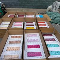 Boîte de 50 têtes de roses artificielles en savon, parfumées, pour mariage, fête, décoration florale