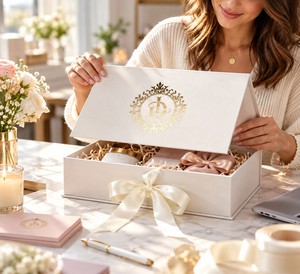 Boîte cadeau magnétique personnalisée avec logo Bee pour kits d'abonnement, emballage en carton de 2 mm avec insert en mousse - Product Image 5