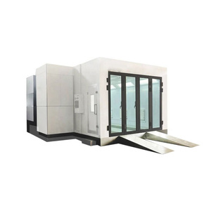 Directo de fábrica, la mejor venta, cabina de pulverización de calefacción eléctrica totalmente Drwon, cabina de pintura de reparación de automóviles para muebles de automóviles y camiones - Product Image 1