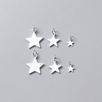 Amiee Charm Accessoires Bijoux En Gros En Argent Sterling 925 DIY Étoiles Pendentifs