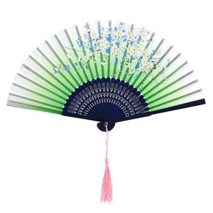 Hermoso Diseño Tradicional, Abanico Plegable de Seda Pintado a Mano con Impresión Personalizada - Product Image 4