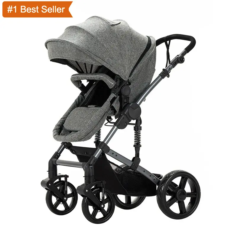 Istaride 유모차 3 in 1 가벼운 캐리지 유모차 자동차 어머니 어린이 접이식 유모차 아기 요람 유아용 의자