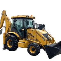 Penggerak Empat Roda 4x4 Crab Mobile Mini Backhoe Loader Mesin Cummins Daya Tinggi 0.6T-3Ton Loader Kecil