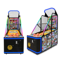 Machine de tir de basket-ball adulte pliante pour enfants jeu de basket-ball vidéo à pièces en plastique métallique Durable