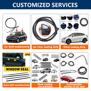 Gioăng cửa kính ngoài màu đen, viền cửa kính, gioăng chắn mưa cho <span class=keywords><strong>Mazda</strong></span> <span class=keywords><strong>3</strong></span> - Product Image 4