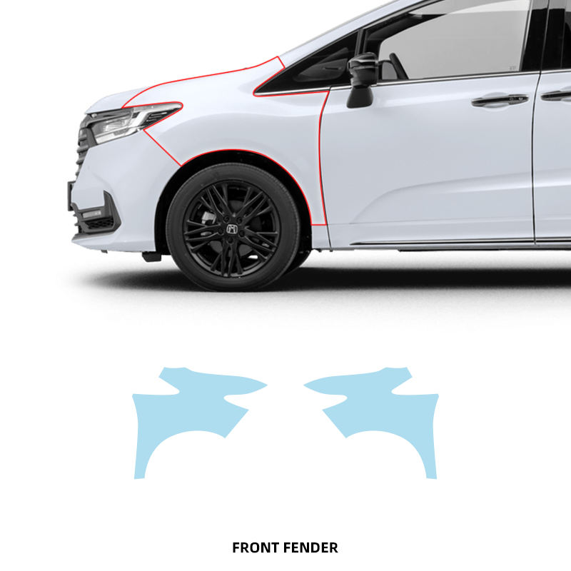 Aile avant un film TPU