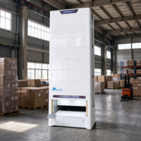 Module de levage vertical à cadre en acier avec récupération automatique de plateau de taille personnalisée pour entrepôt de maintenance de rail et salle de pièces détachées Runze