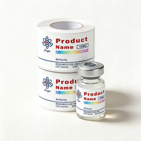 Étiquettes personnalisées pour flacons de 3 ml à 30 ml, adhésives, en PVC vinyle, imperméables, résistantes aux UV et à la chaleur, respirantes, avec code-barres robuste