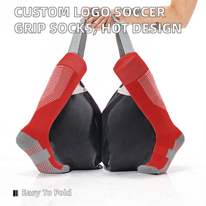 Factory New Custom Logo SPEEDBALL Foldable Polyester Nylon Soccer Football Grip <b>Socks</b> Hot Design Long <b>Training</b> Equipment - Product Image 2