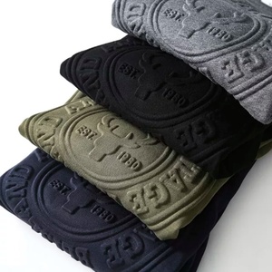 Sweat-shirt à capuche pour homme en coton 100% avec impression 3D en relief personnalisée, style streetwear d'automne - Product Image 1