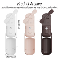 Réservoir d'eau 30ml ventilateur de refroidissement portable 1500mAh extérieur Rechargeable Mini refroidisseur d'air ventilateur de poche pliable